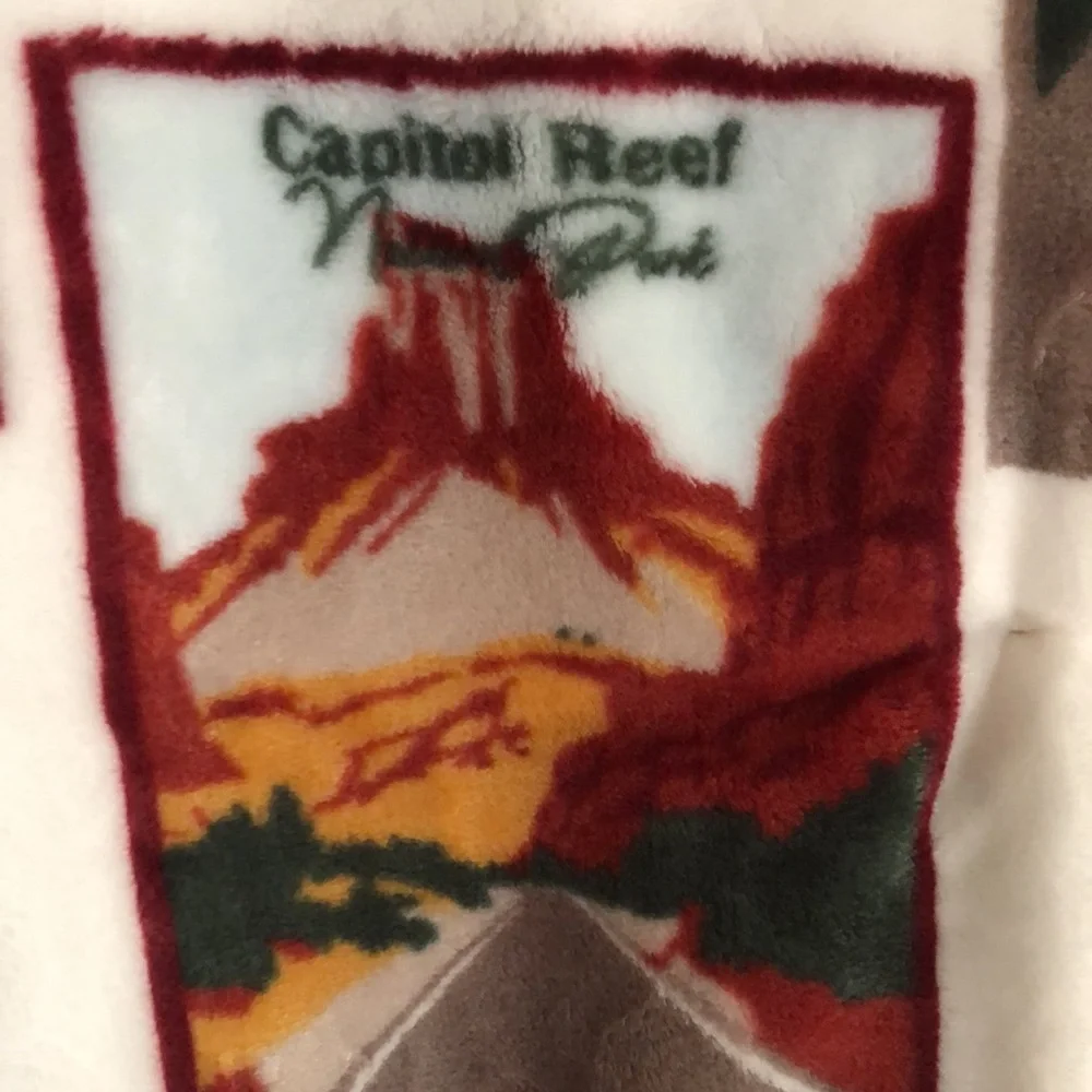 Yellowalley NATIONAL PARKS Plush Throw Blanket